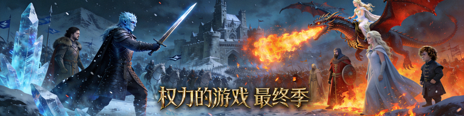 热门奇幻剧集《权力的游戏》最终季精彩画面